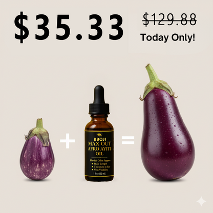 BBOJI African-Sourced PrimeMan ThunderBoost Intimate Energy Oil